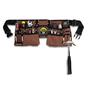 Cinturón de herramientas de calidad premium, ajustable, para carpinteros, cinturón de herramientas profesional para construcción, cinturón de herramientas resistente para carpinteros - Product Image 1