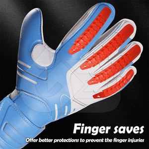 Produit phare, vente directe d'usine, gants de gardien de but en cuir de haute qualité, antidérapants, imperméables, fabriqués au Pakistan, nouveaux - Product Image 4
