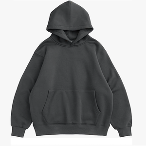 เสื้อฮู้ดแบบมีซิป Unisex สำหรับเดินทาง น้ำหนัก 400 กรัม สีพื้น ทรงหลวม ใส่ได้ทั้งผู้ชายและผู้หญิง ผ้าฝ้าย 100% สวมใส่สบาย ระบายอากาศได้ดี แขนเสื้อแบบแร็กแลน - Product Image 4