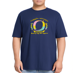 เสื้อยืดผู้ชายไซส์ใหญ่คุณภาพสูงขายส่ง ออกแบบโลโก้แบรนด์ตามสั่ง คอกลม พร้อมคุณสมบัติพิเศษด้วยเทคโนโลยีความร้อน จัดหาโดยซัพพลายเออร์จากบังกลาเทศ - Product Image 3