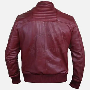 OEM 2026 New Arrival Wholesale Customized Design Best Quality Winter Genuine Leather Stand Front Motorcycle <b>Jacket</b> Rider <b>Jackets</b> - Product Image 2