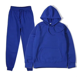 Conjunto de Dos Piezas de Sudadera con Capucha y Pantalones de Color Sólido para Hombre, Otoño e Invierno, Conjunto Deportivo Informal a la Moda, Talla S-3XL, Chándal para Hombre - Product Image 5