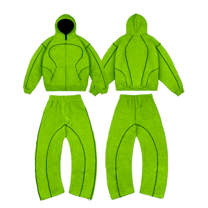 Ensemble de survêtement pour homme |   Vêtements de sport personnalisés : veste et pantalon |   Combinaison d'entraînement respirante - Product Image 6