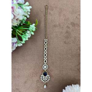 Indian Ethnic Brass Mang Tika-Casual Style <b>Artificial</b> <b>Jewellery</b> - Product Image 3