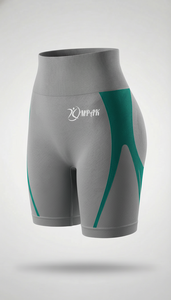 Shorts Deportivos de Cintura Alta para Mujer, Transpirables, de Secado Rápido, Ecológicos, para Yoga, Gimnasio, Fitness, con Efecto Levanta Glúteos, Nailon/Algodón - Product Image 4