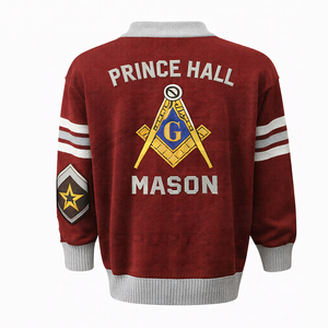 <b>Men</b>’s Masonic Logo Sweater – Premium Knitted Freemason <b>Pullover</b>, Comfortable Casual Winter Wear, Custom Design & Private Label - Product Image 2