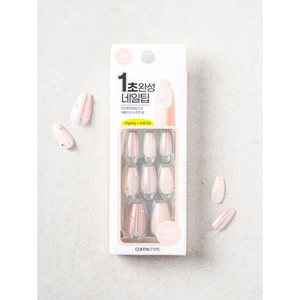 RingRing Coffin Art Nail <b>Tips</b> #4 Long Lasting Professional Press Manicure Design <b>K</b> Beauty <b>Extension</b> <b>K</b> - Product Image 1