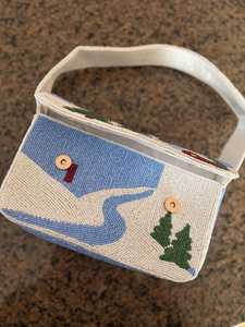 Bolso de Mano de Lujo Hecho a Mano con Cuentas, Diseño de Asa Cómoda y Fácil de Transportar, Acabado de Cuentas Decorativas de Primera Calidad, Estilo Boutique Moderno - Product Image 2