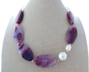 Collar de compromiso y boda con cuentas chapado en oro rosa con acabado en rodio, elegante y moderno para ocasiones festivas a precio descontado - Product Image 5