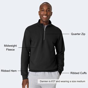 Custom Logo Quarter Zip Sweater <b>Men</b> Women Long Sleeve Pullover Knit <b>Sweatshirt</b> Casual Sportswear Wholesale OEM <b>Plain</b> Sweaters - Product Image 2