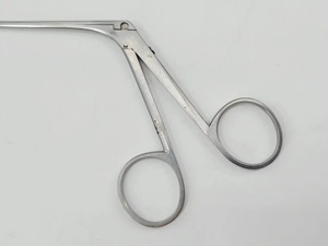 Micro-pince à oreilles à mâchoires dentelées droites 1,6x7,0mm 5-3/8" Instrument microchirurgical ORL Otologie par Vaslcare - Product Image 3