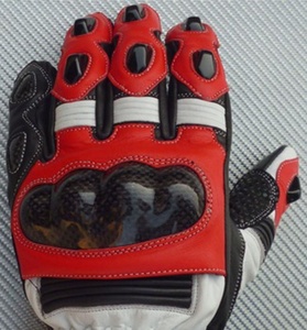 Leather Full <b>Finger</b> Touchscreen Compatible Waterproof Breathable Motorcycle/<b>Bike</b> Riding Gloves Hook Loop Closure Custom Logo - Product Image 6