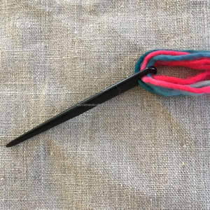 Aguja de cuerno de búfalo Decoraciones de ágata ecológicas hechas a mano con estilo náutico Estilo animal pulido - Product Image 2