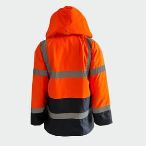 Chaqueta de Seguridad Reflectante Impermeable de Tejido Softshell, Ropa de Trabajo de Alta Visibilidad - Product Image 2