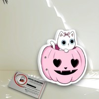 Palette à Cils Magnétique en Acrylique de Haute Qualité pour Halloween, Motif Chat, Diamant/Cercle, Multifonctionnelle, Réutilisable, Marque Privée