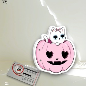 Palette à Cils Magnétique en Acrylique de Haute Qualité pour Halloween, Motif Chat, Diamant/Cercle, Multifonctionnelle, Réutilisable, Marque Privée - Product Image 2