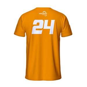 T-shirt pour homme en coton bio 100%, col rond, coupe ample, manches courtes, uni, personnalisable OEM, vente en gros, 250-280 GSM - Product Image 4