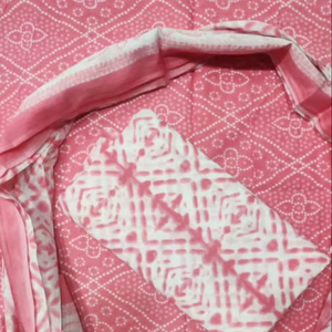 Tissu en coton imprimé à la main non coupé pour Salwar Kameez, matière pour robe imprimée Salwar Kameez - Product Image 2