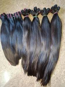 Cabello Indio Virgen de Lujo de un Solo Donante, Cabello Liso Virgen con Base de Seda, Cabello Humano con Aspecto de Cuero Cabelludo Natural Invisible - Product Image 6