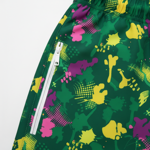 กางเกงขาสั้นชายหาดผ้าแคนวาสโพลีเอสเตอร์ 100% ระบายอากาศ แห้งเร็ว เป็นมิตรกับสิ่งแวดล้อม แฟชั่นฤดูร้อนใหม่ ขายส่ง MOQ ต่ำ รับสกรีนแบบ Sublimation เต็มตัว - Product Image 6