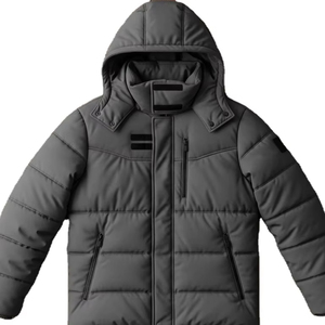Men's Winter Coat Warm Puffer <b>Jacket</b> with Stand Collar Waterproof Thick Insulated and Windproof for Extreme Cold Weather - Product Image 1