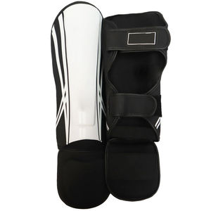 Protector de Espinilla de Cuero/PU al por Mayor para Entrenamiento de Boxeo y Artes Marciales - Impresión de Material Personalizada, Duradero y Cómodo - Product Image 1