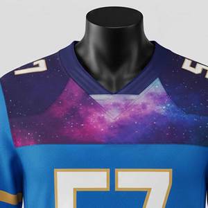 Uniforme Deportivo Unisex de Fútbol Americano, Jersey Personalizado por Sublimación, Manga Corta, Transpirable, Antiarrugas, Calidad Premium, Gran Venta - Product Image 4