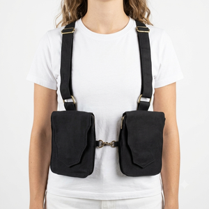 Pochette de ceinture en toile de coton de qualité export avec compartiments de rangement pour argent, passeport, cartes et téléphone, disponible à prix compétitif - Product Image 6