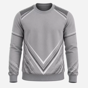 เสื้อสเวตเชิ้ตผู้ชาย คอวี แขนยาว ทรงปกติ สีพื้น ผ้าถัก สไตล์ลำลอง - Product Image 5