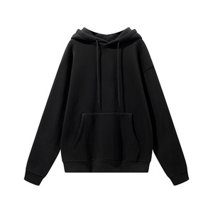 Sudadera con capucha personalizada de mezcla de algodón con cordón ajustable para hombres y mujeres - Product Image 3