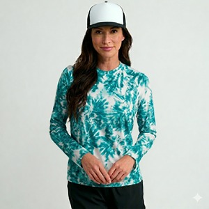 Camiseta de Pesca Profesional Unisex Personalizada con Protección Solar UPF 50, Manga Larga, Spandex/Poliéster 160g, Impresión por Sublimación, Logotipo Frontal, Antibacteriana - Product Image 1