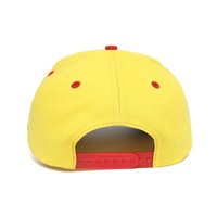 Penjualan terlaris 5 Panel Streetwear gaya Hip Hop topi personalisasi 3D logo bordir mode Gorras kustom topi bisbol dua warna