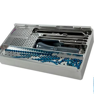 Kit d'instruments chirurgicaux pour plaques osseuses en titane maxillo-faciales avec boîte de stérilisation pour la réparation des fractures faciales - Product Image 2