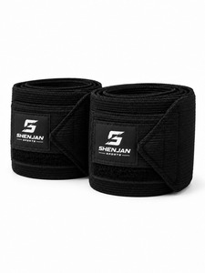 2026 High Quality Breathable Lightweight Eco-Friendly Neoprene <b>Knee</b> <b>Wraps</b> Elastic Gym Support Fitness Weightlifting Training - Product Image 3