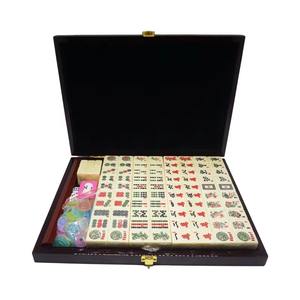 Juego de Fichas de Mahjong Portátiles de Lujo Personalizadas – Juego de Mahjong de Acrílico Impreso y Grabado OEM |   Suministro a granel para todos los países - Product Image 5