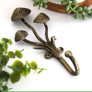 Hot Sell Home Decor Trendy Handcrafted Mushroom <b>Wall</b> Mounted Bedroom Decoration <b>Clothes</b> Hanging Hook for Hanger Coat Towel Hook - Product Image 3