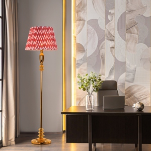Lampe sur pied en métal moderne avec table, lampe sur pied en fer, lumière dorée rose, éclairage décoratif de luxe pour salon, chambre à coucher, hôtel - Product Image 3