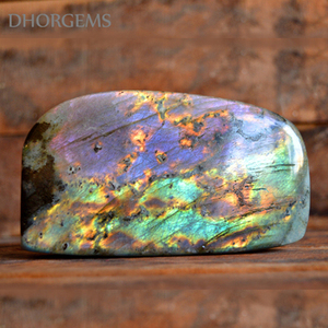 Pierre naturelle de labradorite, taille ovale trilobée, pierre de labradorite multiforme, pierre précieuse pour la fabrication de bijoux, labradorite bleue - Product Image 5