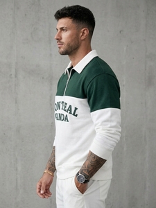 Sweat-shirt unisexe à col rond en coton French Terry, coupe classique, séchage rapide, style décontracté, pour l'automne, Montreal, Canada - Product Image 4