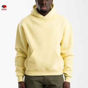Hoodie décontracté d'hiver, streetwear, coupe oversize, doux au toucher, chaud, en molleton de coton - Product Image 3