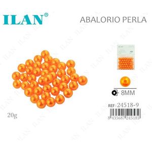 Perle ILAN da 8 mm, 20 g, per la creazione di gioielli - Product Image 1