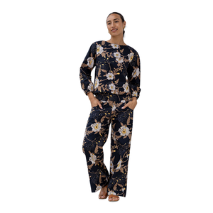 Pantalon large imprimé pour femme avec un design bohème tendance - Product Image 5