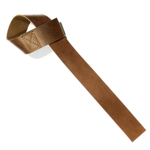 Sangles de musculation en cuir de vachette robustes et respirantes, sangles de musculation personnalisées en tissu pour adultes - Product Image 4