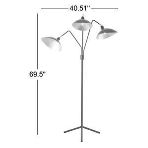 Lampe sur pied LED à économie d'énergie avec un élégant cadre en métal pour les intérieurs de bureaux - Product Image 5