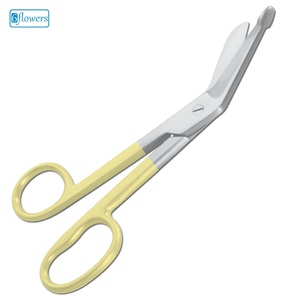Tijeras Quirúrgicas Manuales de Rendimiento Estable Profesional, Punta Segura, Acero Inoxidable Duradero, para Vendajes y Yeso, CE ISO - Product Image 1