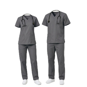 Nouvelles tenues d'infirmières tendance pour femmes - Ensemble uniforme médical avec haut et pantalon de jogging - Product Image 5