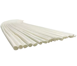Heat Resisted Braided Fiberglass Sleeve <b>Acrylic</b> Coated Polyester Insulating Fiber Glasses Sleeve - Product Image 3