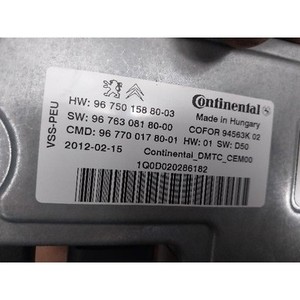 Citroen DS3 Used ECUs & Computer Modules 967501588003 - Product Image 4