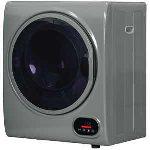 Asciugatrice intelligente portatile 1.5 Cu.ft per appartamenti dormitori RVs 850W grigio antracite compatte asciugatrice - Product Image 1