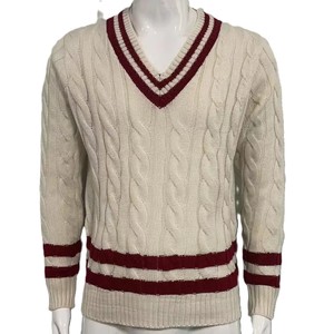 เสื้อคาร์ดิแกนถักไหมพรมคุณภาพพรีเมียม ผสมขนสัตว์/อะคริลิก สำหรับเด็กผู้ชายและเด็กผู้หญิง ใส่ได้ทั้งชายและหญิง ระบายอากาศได้ดี แห้งเร็ว ไม่หดตัว คอวี เหมาะสำหรับฤดูใบไม้ร่วง - Product Image 2